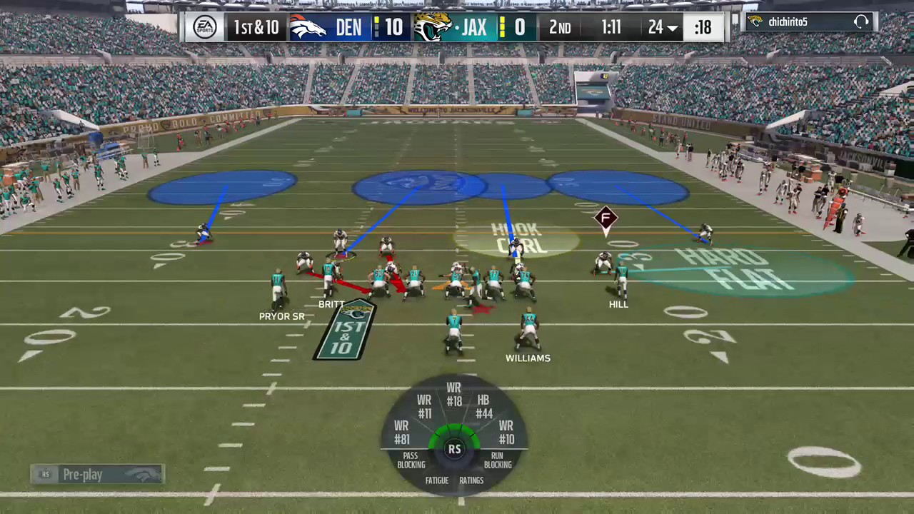 Madden NFL 17 / 4-4 Split easy blitz setup