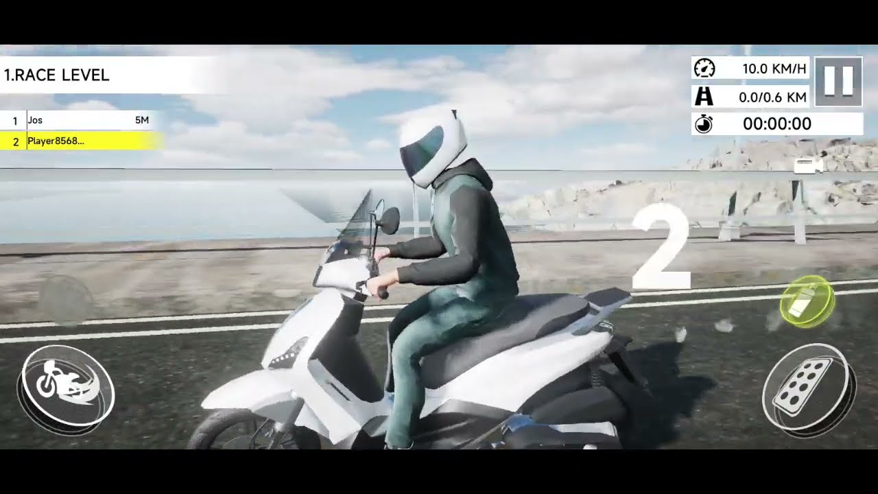 Speed moto dash 2 real simulator Android gameplay