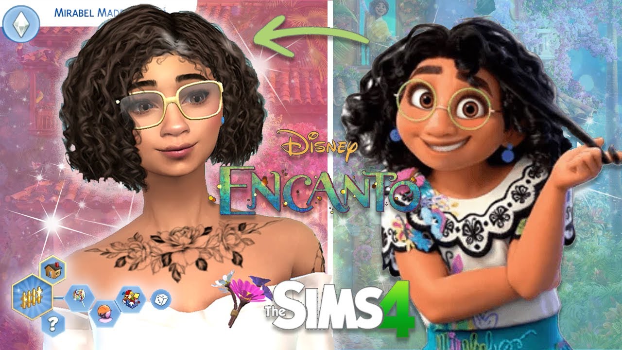 Mirabel z Encanto v THE SIMS 4 🕯️🦋✨