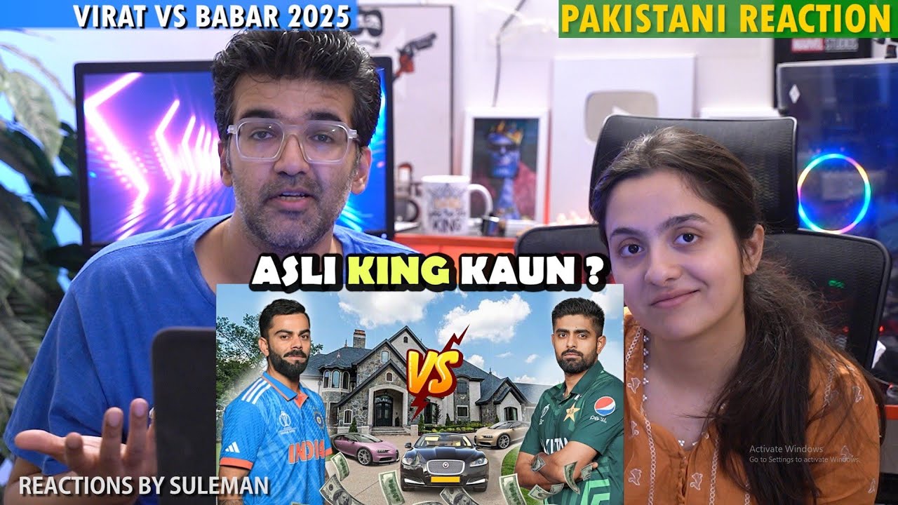 Pakistani Couple Reacts To Virat Kohli Vs Babar Azam Comparsion | House | Cars | Records & Net Worth