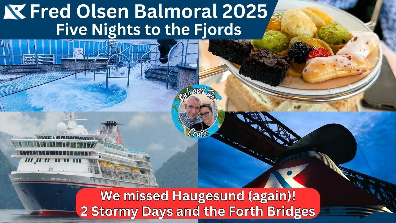 Haugesund Cancelled! 2 days of Storm Floris, Afternoon Tea, The Firth of Forth and Forth Bridges.