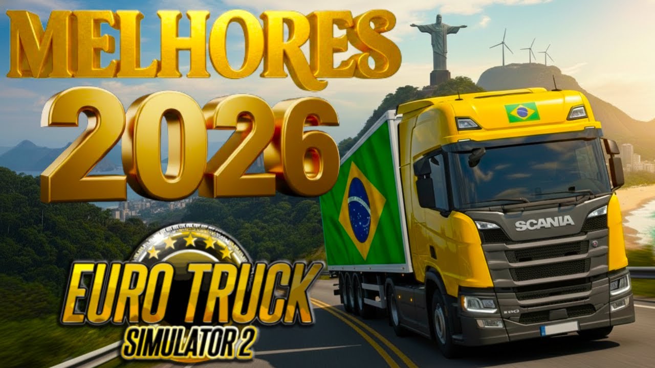 Os 5 MELHORES MAPAS do BRASIL no EURO TRUCK SIMULATOR 2 para 2026