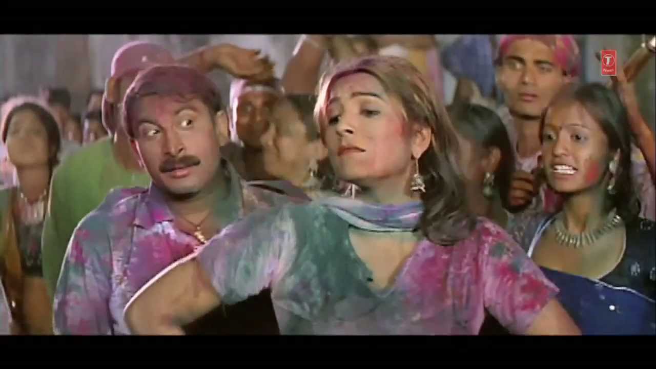 Barah Barasi Man Taaja [ Bhojpuri Holi Video Song ] Saugandh - Manoj Tiwari & Kalpana