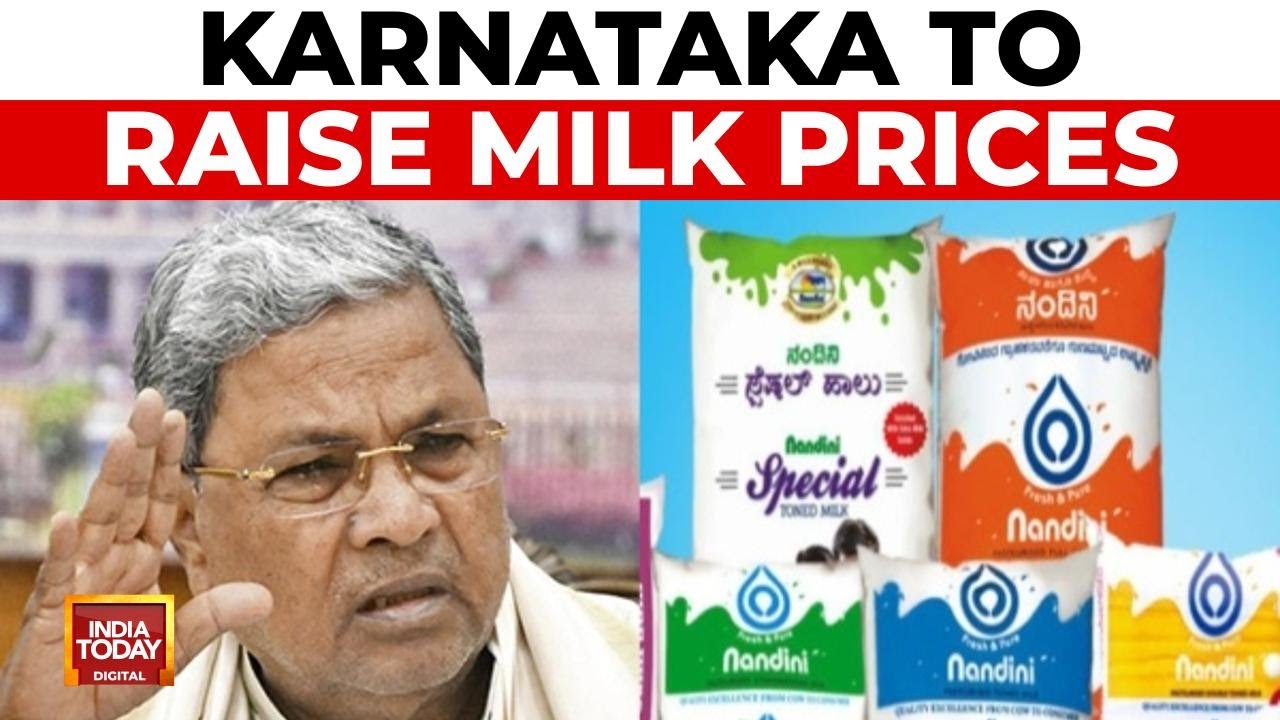 Karnataka Milk Price Hike Looms As Government Confirms Increase | Karnataka News | India Today