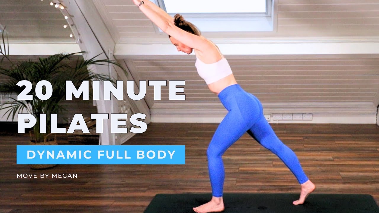 20 Minute Full Body Dynamic Pilates Workout | Cardio Pilates for Strength & Fat Burn (No Equipment)