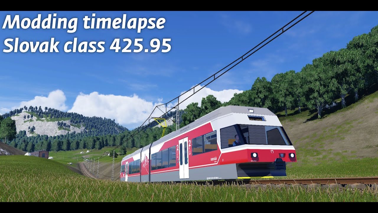 ZSSK 425 - Modding timelapse