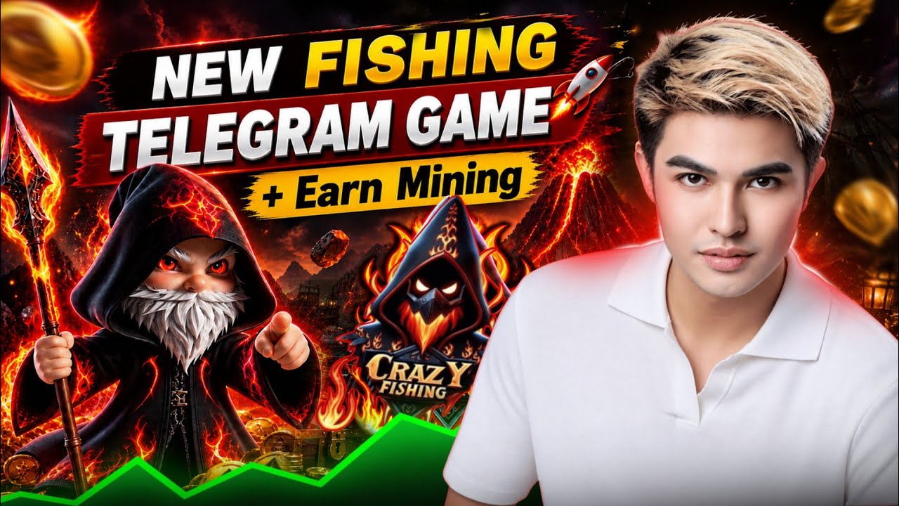 Crazy Fishing: крипто-игра в Telegram с заработком на майнинге