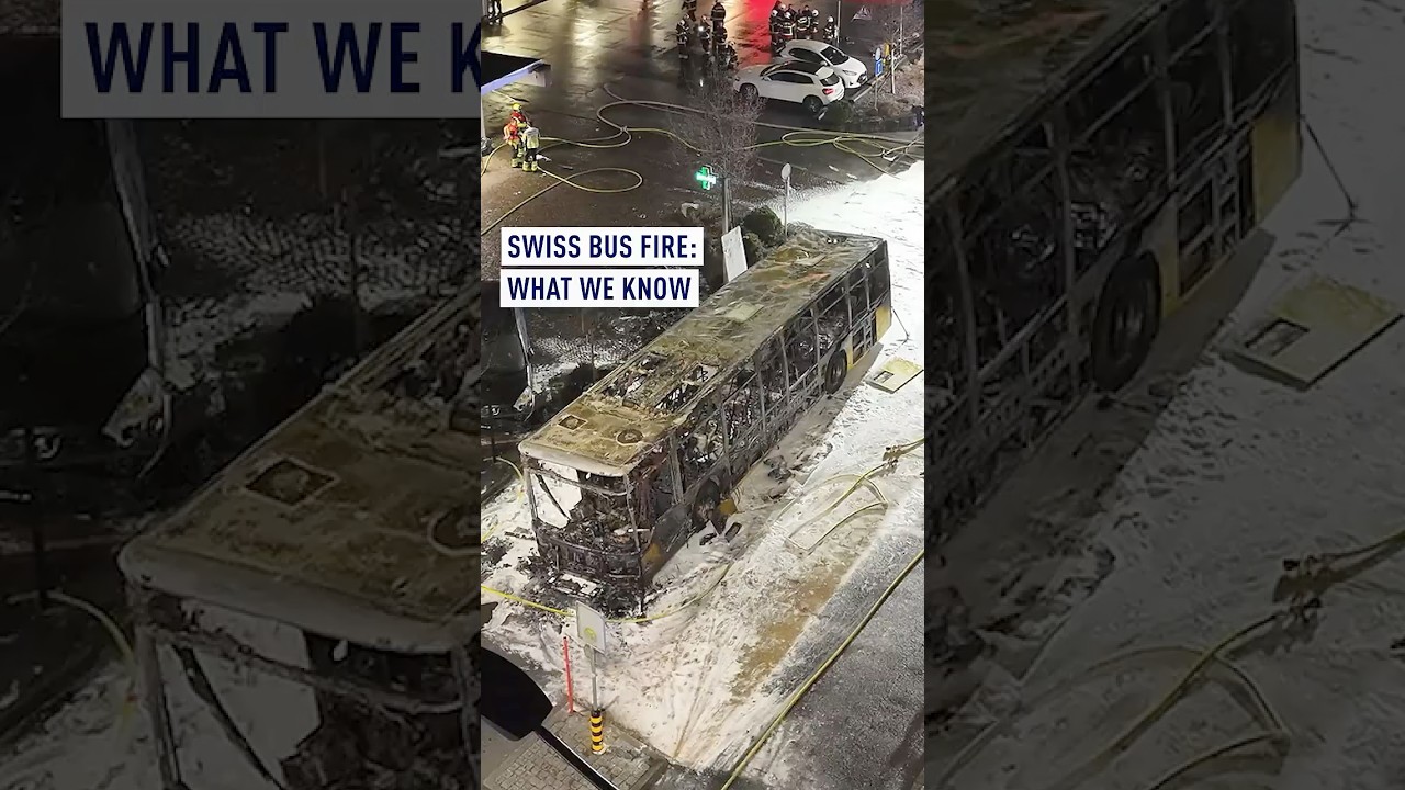 Swiss bus fire: What we know