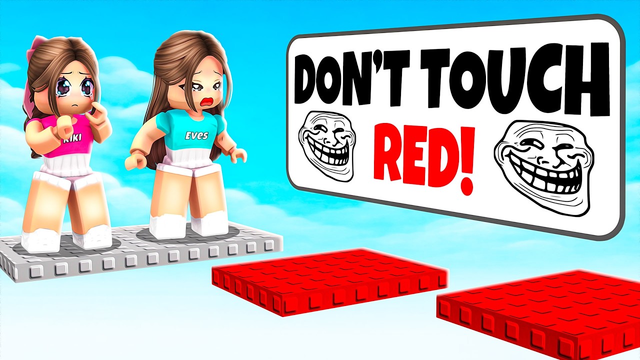 DEFEATING The TROLL TOWER with my SISTER in Roblox!