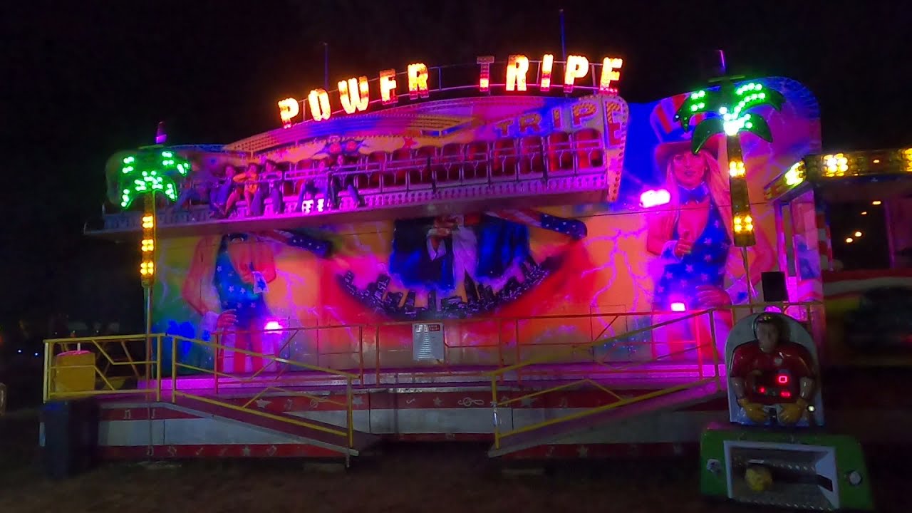 Karuzela Power Tripe - Ławka (Lunapark Funny Land) Off ride 1 - Piaseczno - wrzesień 2021