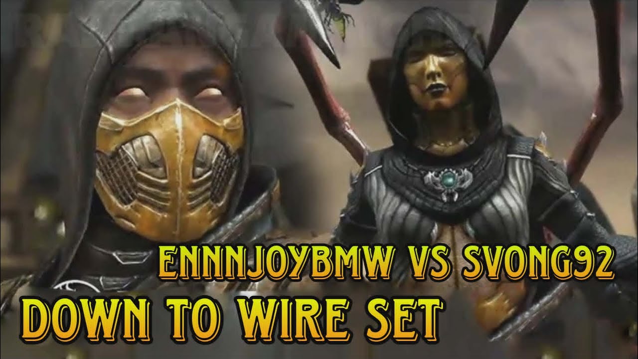 EU DEMONS CLASH IN CRAZY FT 10 SET ENNNJOYBMW VS SVONG92 🔥 🔥 🔥 #mkx #mortalkombat @mortalkombat