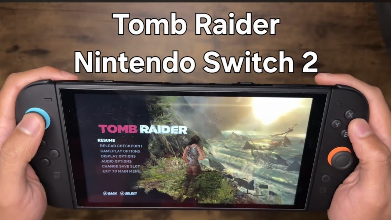Tomb Raider (Switch 2) - Gameplay (Portable Mode)