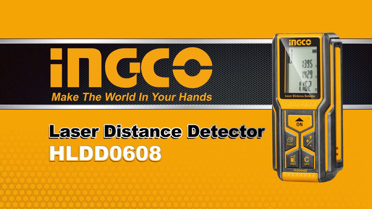 Ingco Laser Distancer Range 60M HLDD0608