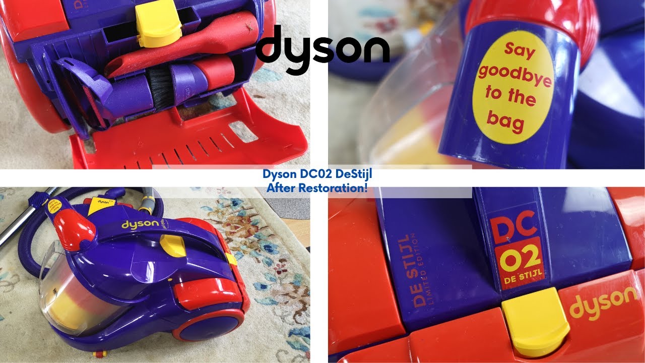 Dyson DC02 DeStijl - The toy Dyson After Restoration!
