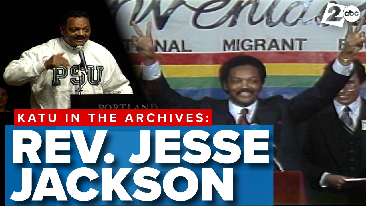 In The Archives: Rev. Jesse Jackson visits Oregon in the 1980's & 90's