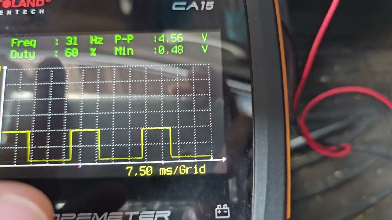 Comprobando activación al driver del turbo Toyota Hilux