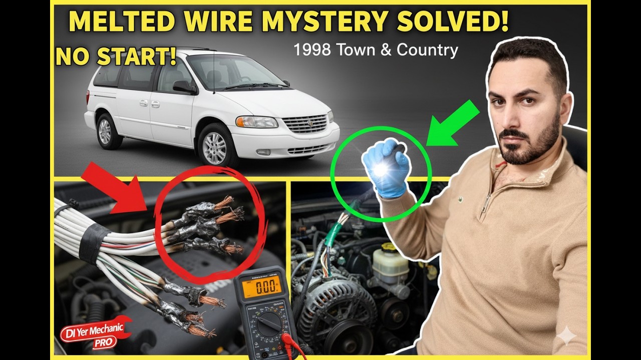 Chrysler No Start: The Hidden Melted Wire You Can’t See!