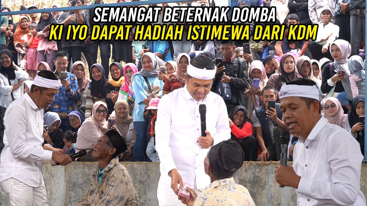 SEMANGAT BETERNAK DOMBA DI USIA SENJA | KI IYO DAPAT HADIAH ISTIMEWA DARI KDM