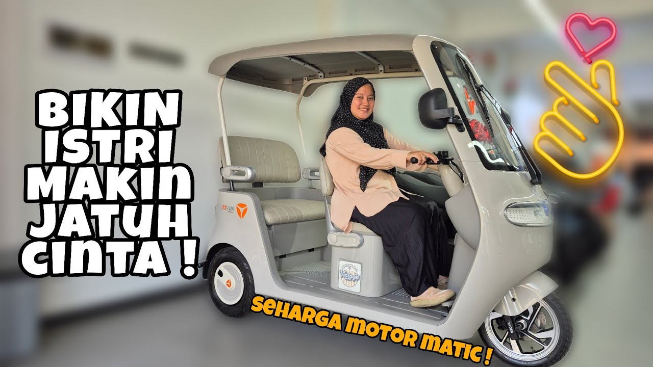 SEHARGA MOTOR MATIC, RASANYA KAYAK MOBIL⁉️MOTOR LISTRIK RODA TIGA YADEA‼️YADEA CL9
