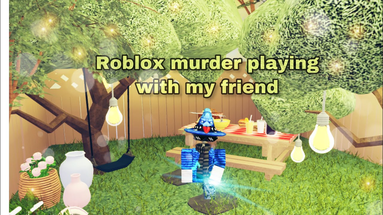 Roblox with my friend / voice mic failed😭
