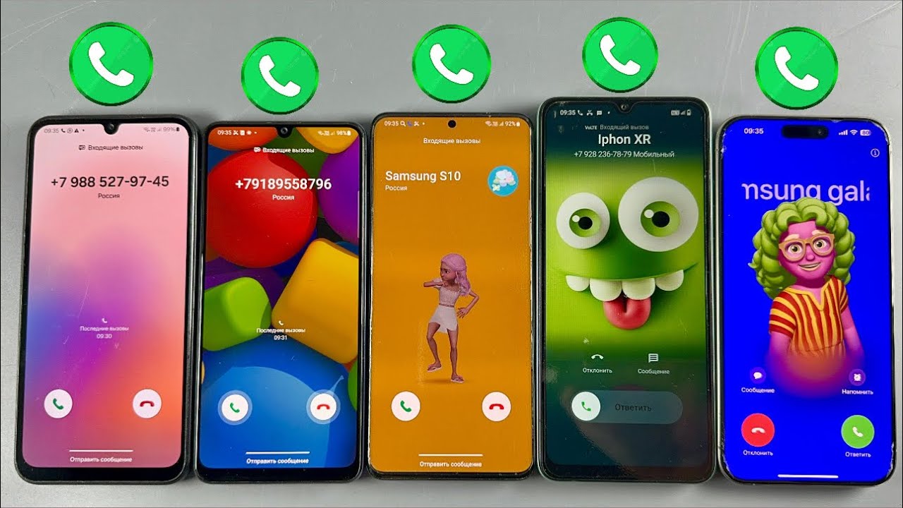 Incoming Call Samsung A24 + IPhone 15 PRO MAX + Samsung S20 Plus + Redmi A3X + Galaxy A32