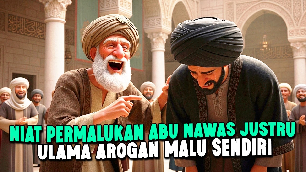 MERASA PALING BENAR !! ABU NAWAS BUAT ULAMA AROGAN MALU  - CERITA JENAKA PENGANTAR TIDUR