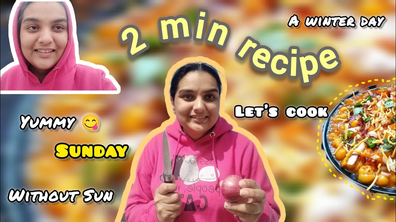 Day 04-20 || 2 Minutes me banai dish 😋✨ || Sunday Vlog 