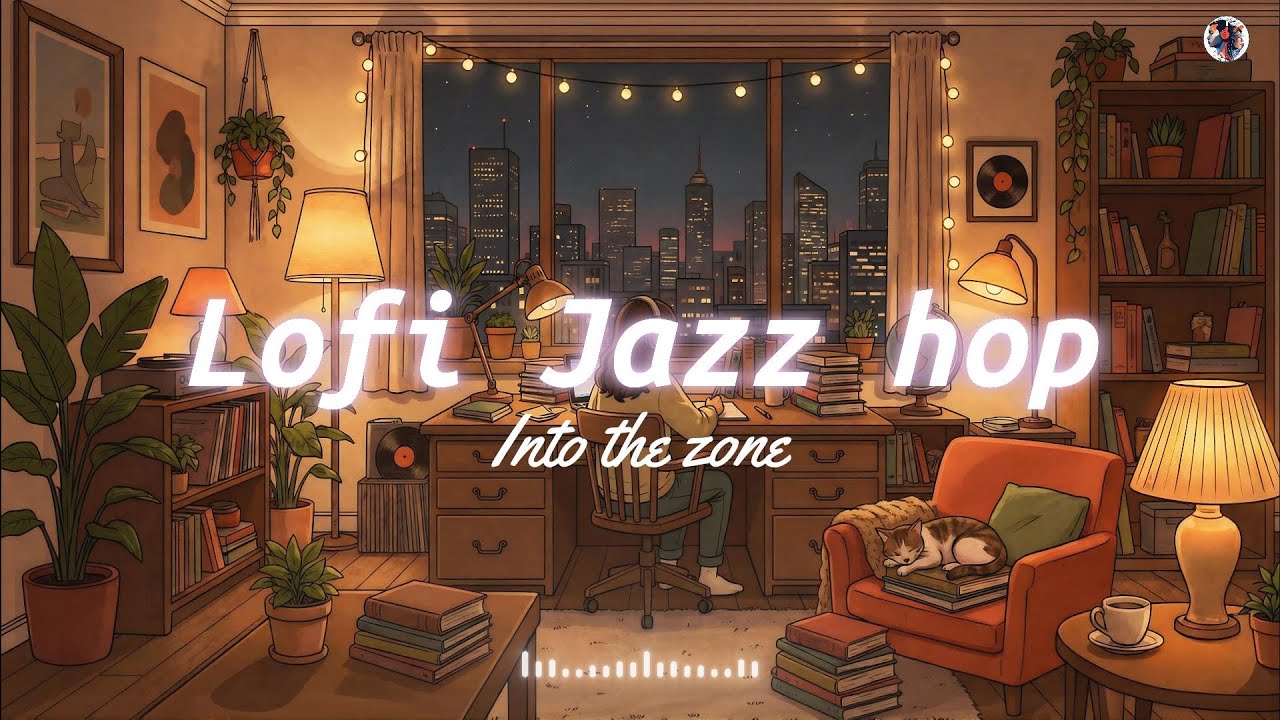 Lofi Jazz Hop 🎷 Relaxing Beats for Study & Focus | Productive Night