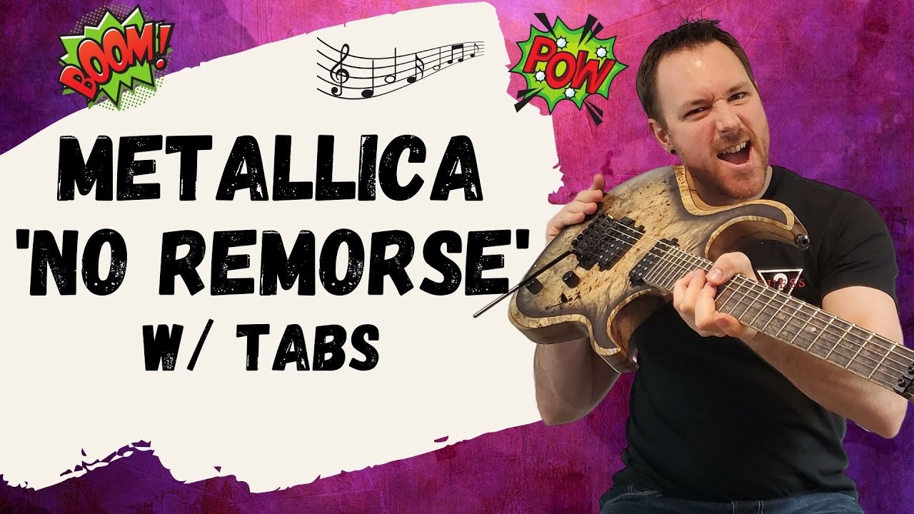 Metallica No Remorse Guitar Lesson + Tutorial