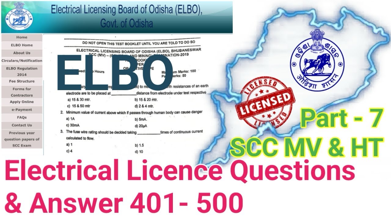 Electrical Supervisor License MV & HT 5000 Q&A Series | Part- 7 (401-500)