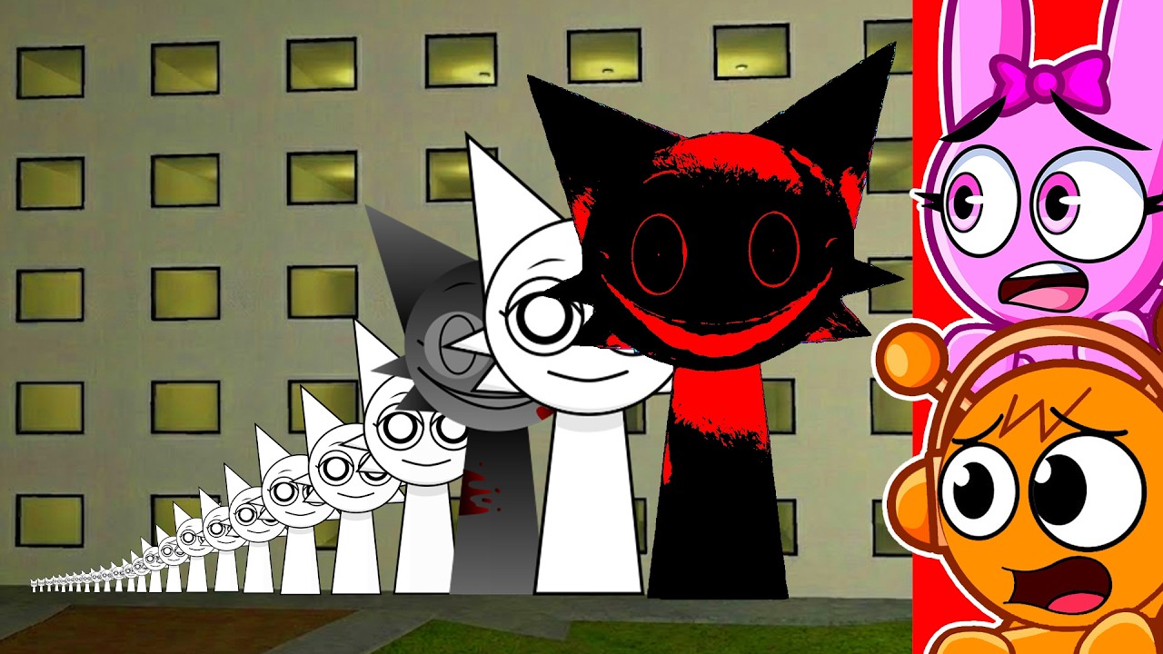 ¡Todos los tamaños de Sprunki Wenda quieren que los ayude de los sprunki malos! 😱