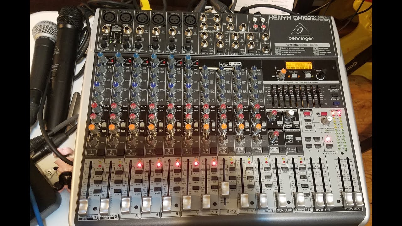 Распаковка USB-микшера Behringer XENYX QX1832, как им пользоваться и какие важные характеристики ...