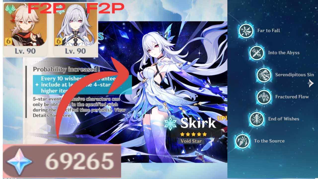 I got Skirk C6(F2P)