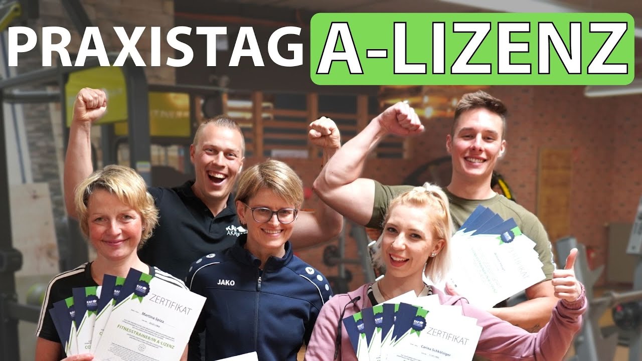 Geheimer Einblick: Präsenztag & Prüfung der Fitnesstrainer A-Lizenz VLOG