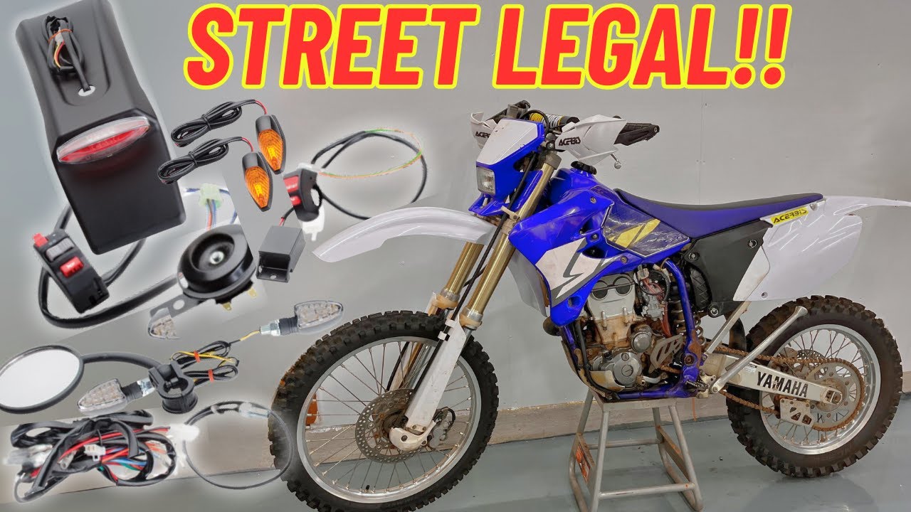 Make ANY Dirtbike STREET LEGAL !! Step By Step