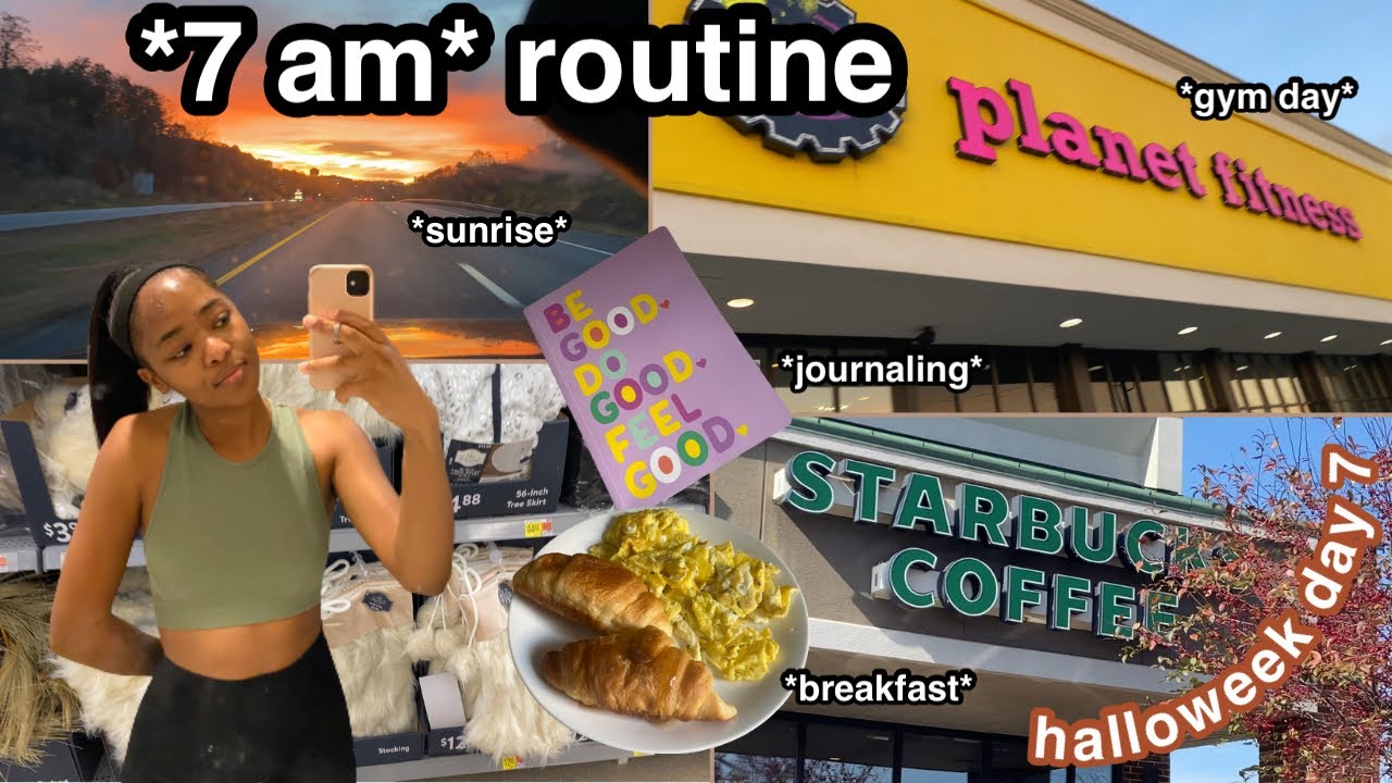 7AM FALL MORNING ROUTINE 🍂 | *HALLOWEEK DAY 7*