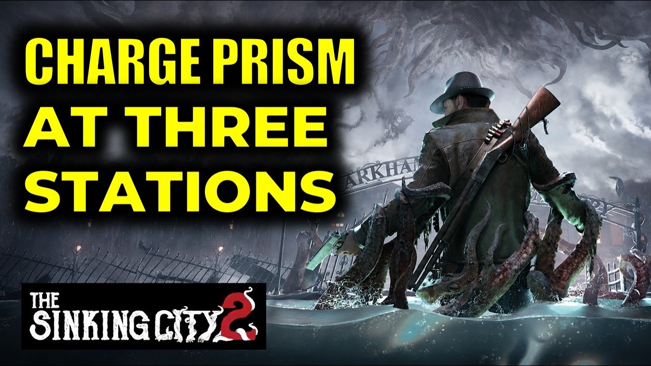 Зарядите призму на трех станциях: Полное прохождение | The Sinking City 2