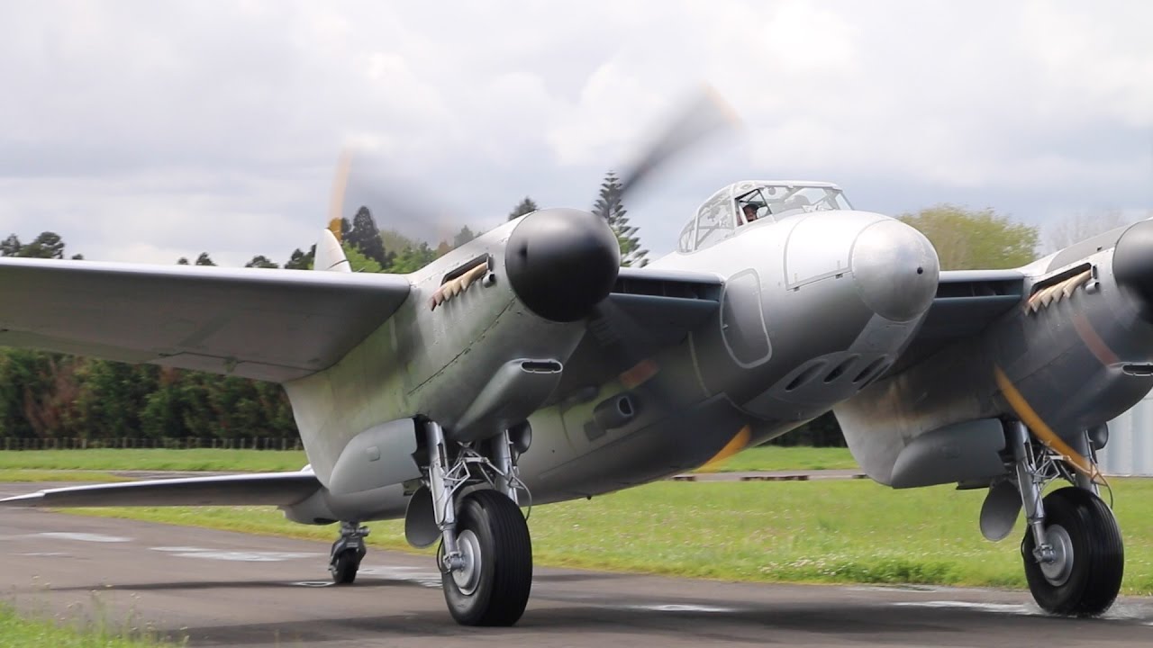 DH Mosquito 3rd Test Flight New Zealand 2016