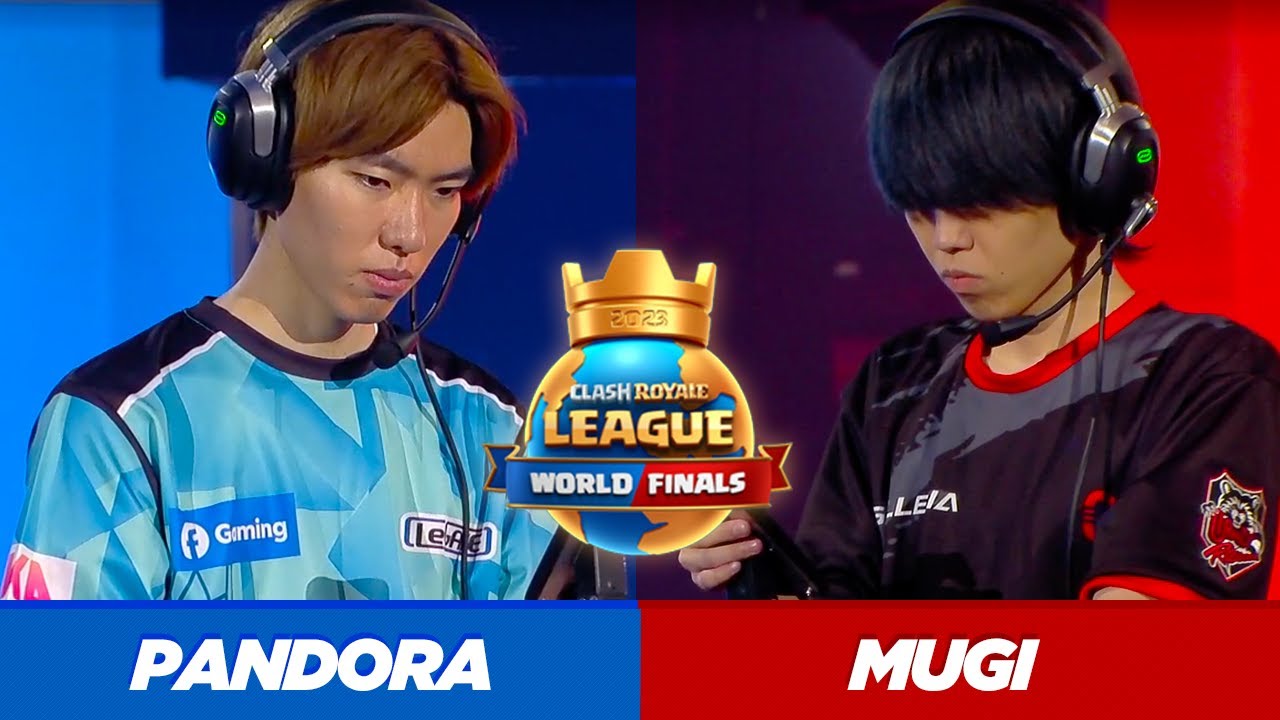 MUGI VS PANDORA | FINAL DEL MUNDO CRL 2023 | PRESENCIAL #clashroyale