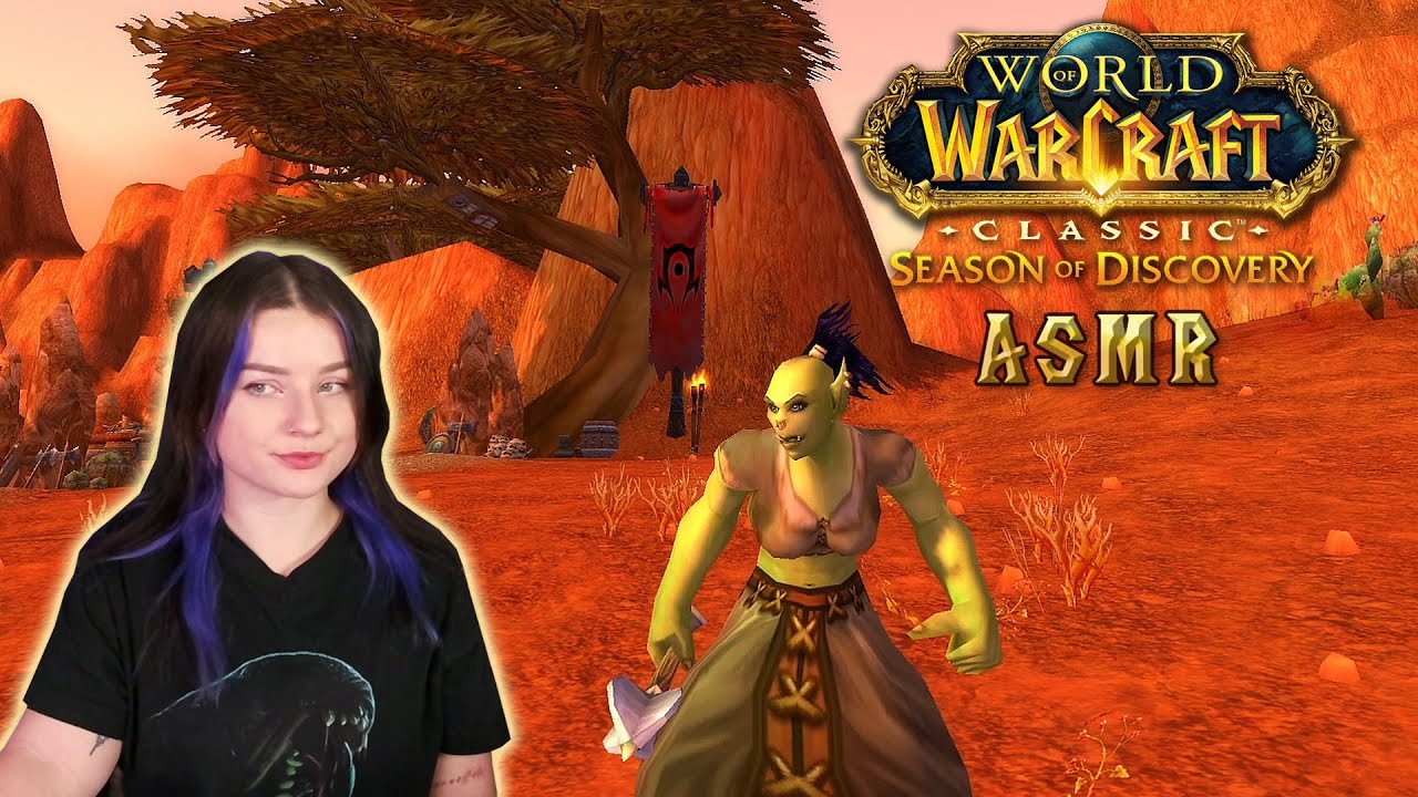 [ASMR] Relaxing Orc Shaman Leveling in WoW Season of Discovery (Soft Spoken)
