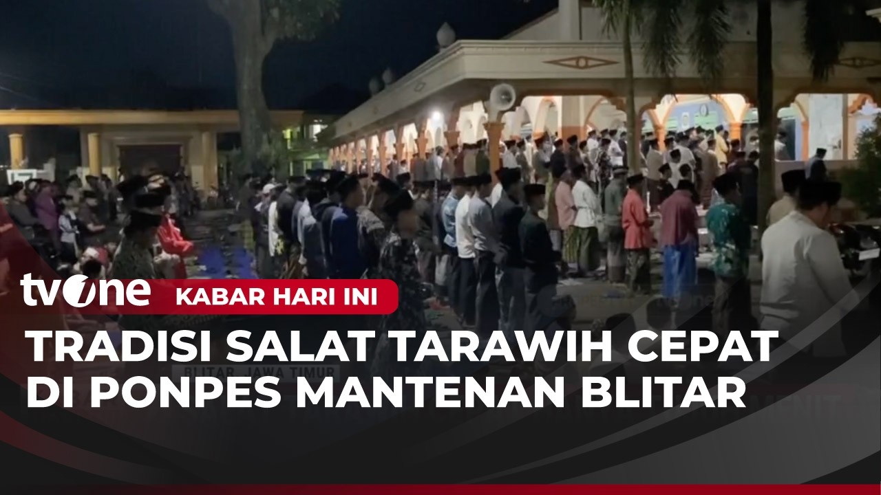 Salat Tarawih Cepat Hanya Tujuh Menit di Blitar | Kabar Hari Ini