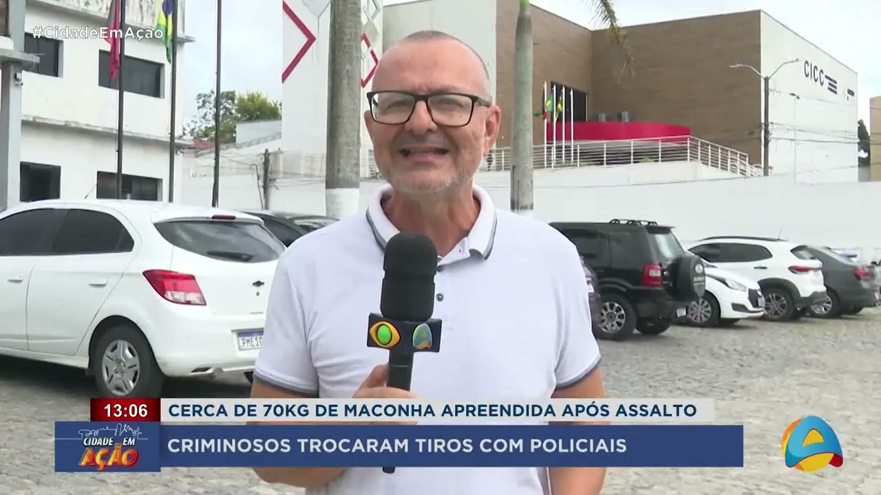 CIDADE EM AÇÃO-  Cerca de 70 quilos de maconha são apreendidos após confronto com a polícia