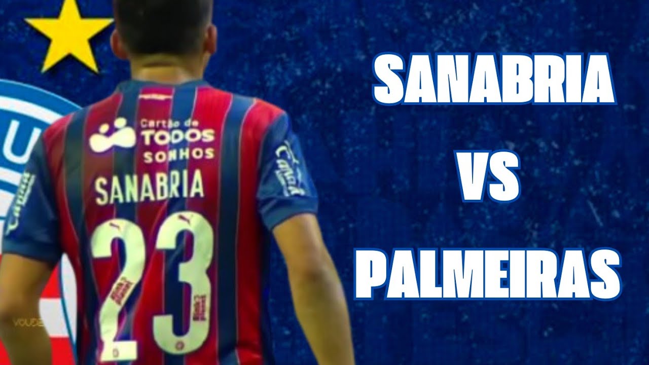Mateo Sanabria vs. Palmeiras (C) | 25ª Rodada do Brasileirão 2025.