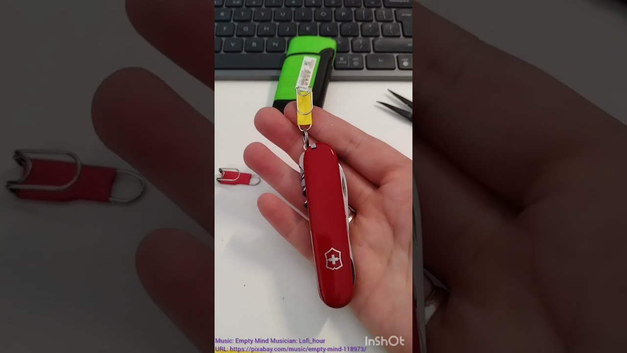 DIY pocket clip for Swiss army knife