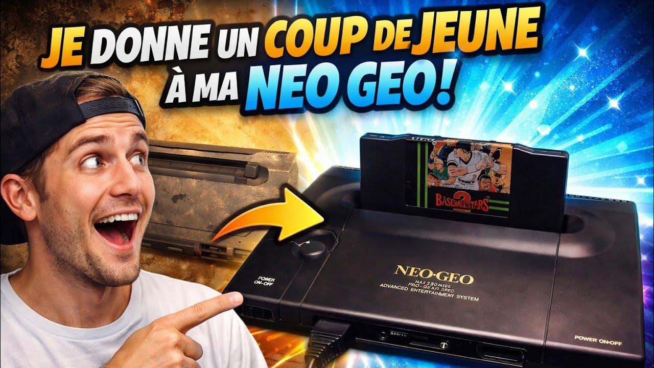je donne un coup de jeune a ma neo geo