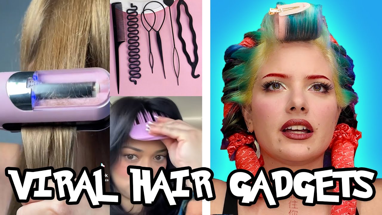 ΔΟΚΙΜΑΖΩ VIRAL HAIR GADGETS | Katerina Vlachou