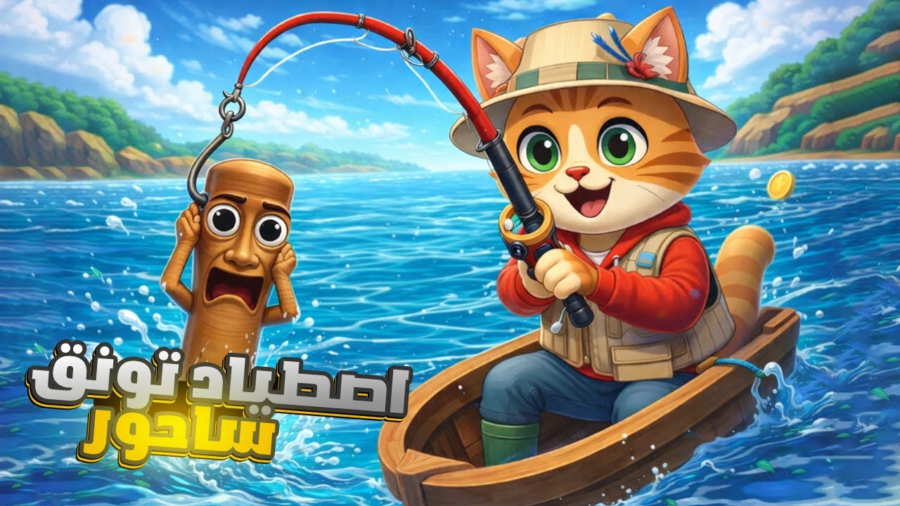 روبلوكس - اصطياد السمك مع تونق تونق ساحور ⚡⚡⚡⚡