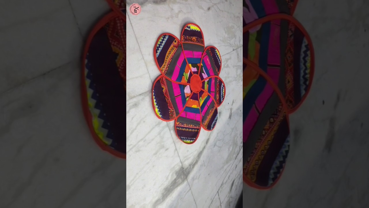 Doormat With Old Clothes / Simple Easy Doormat / paydan Design #upcycleddoormat #oldclothdoormat