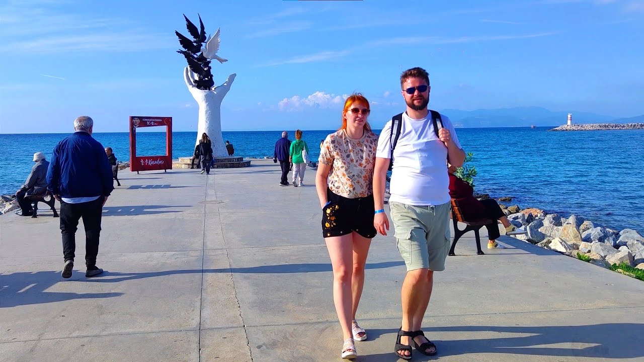 Tourists Flocking in Kuşadası: You Won't Believe It! Can It Be This Beautiful? 4K UHD