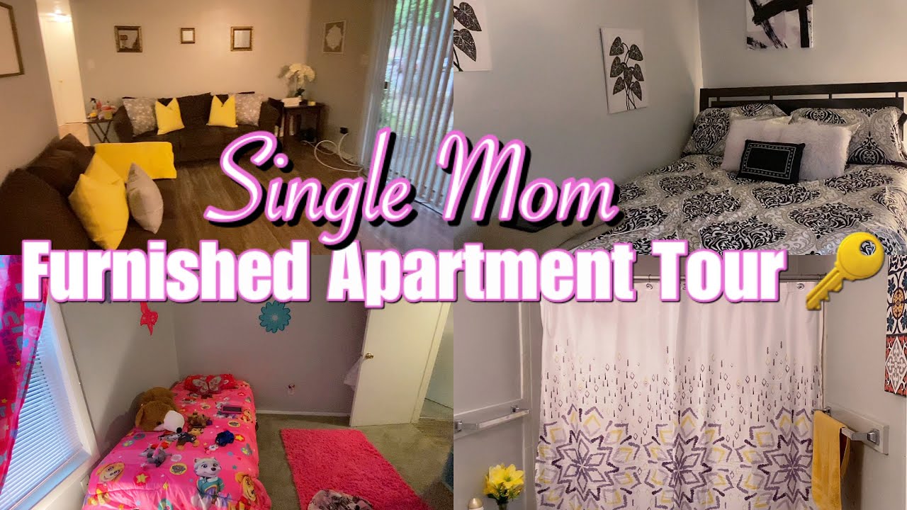 NEW FURNISHED APARTMENT TOUR 2022 | SINGLE MOM